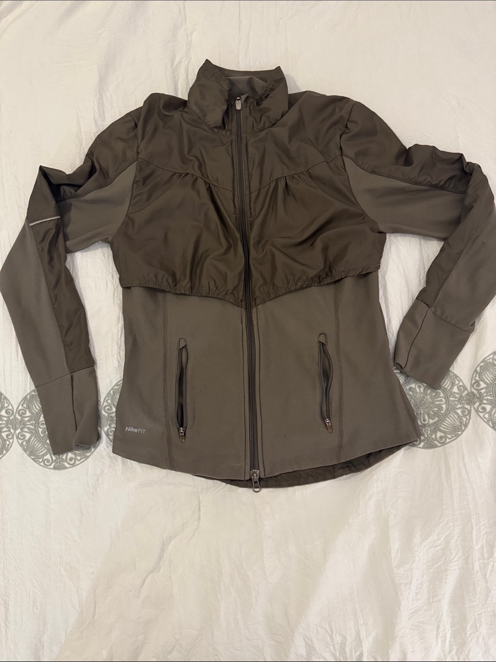Nike Women’s Olive Utility Full-Zip Jacket
